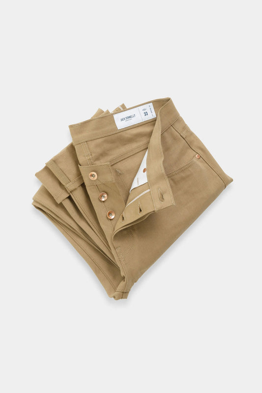 Jack Donnelly - Nihon Menpu Selvedge Denim Khaki