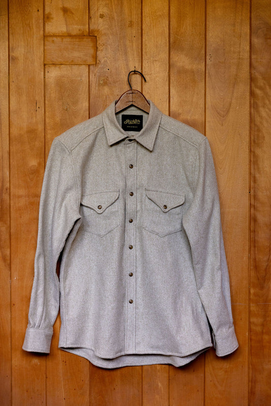 Metalsmith Teardrop Flannel Overshirt in Clay Richter Goods | Made by us in the U.S.