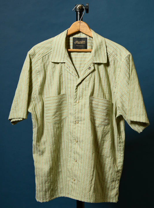 Yarn Dyed Cotton Dobby in Green