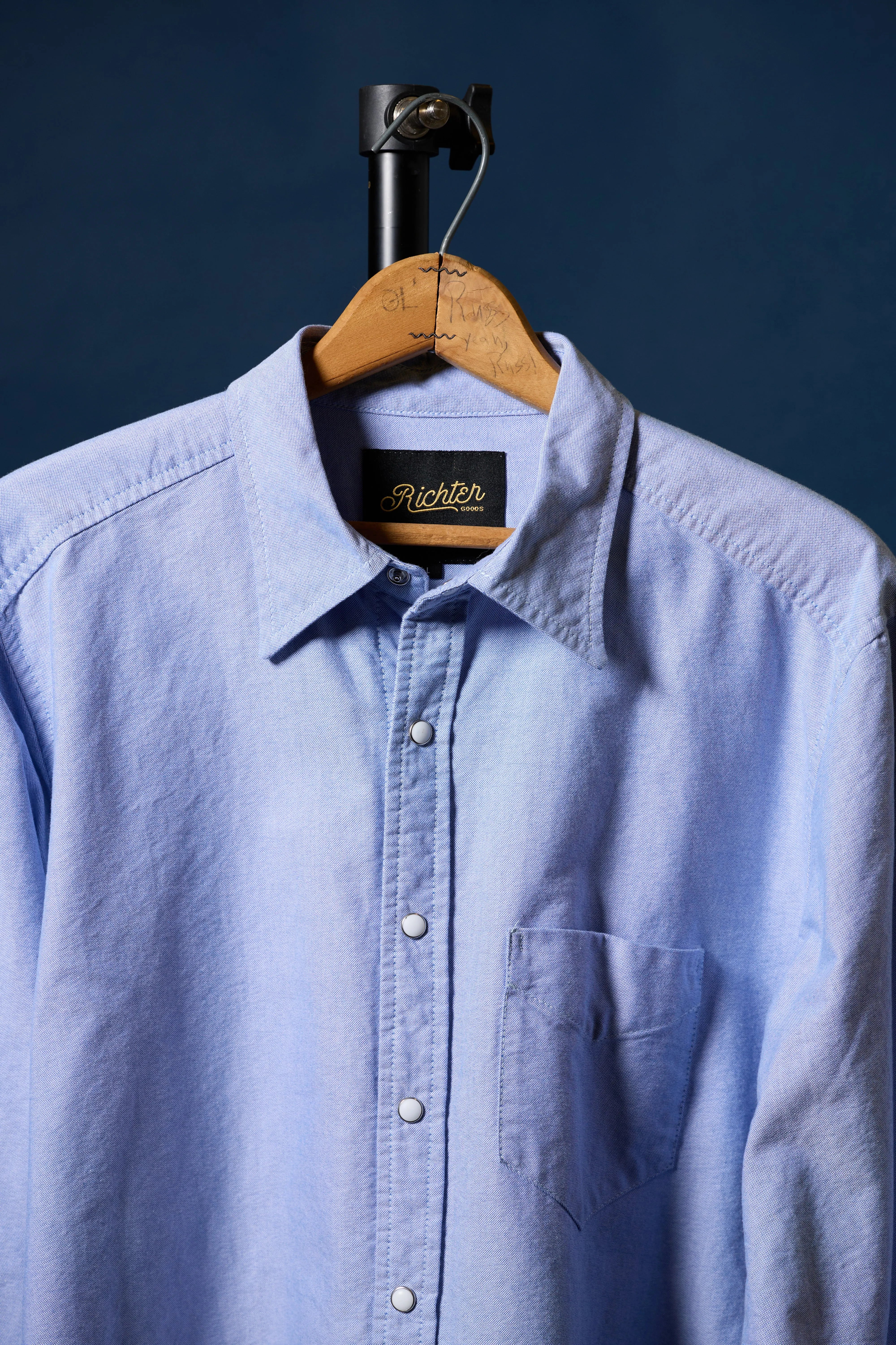 Frances Blue Western Oxford