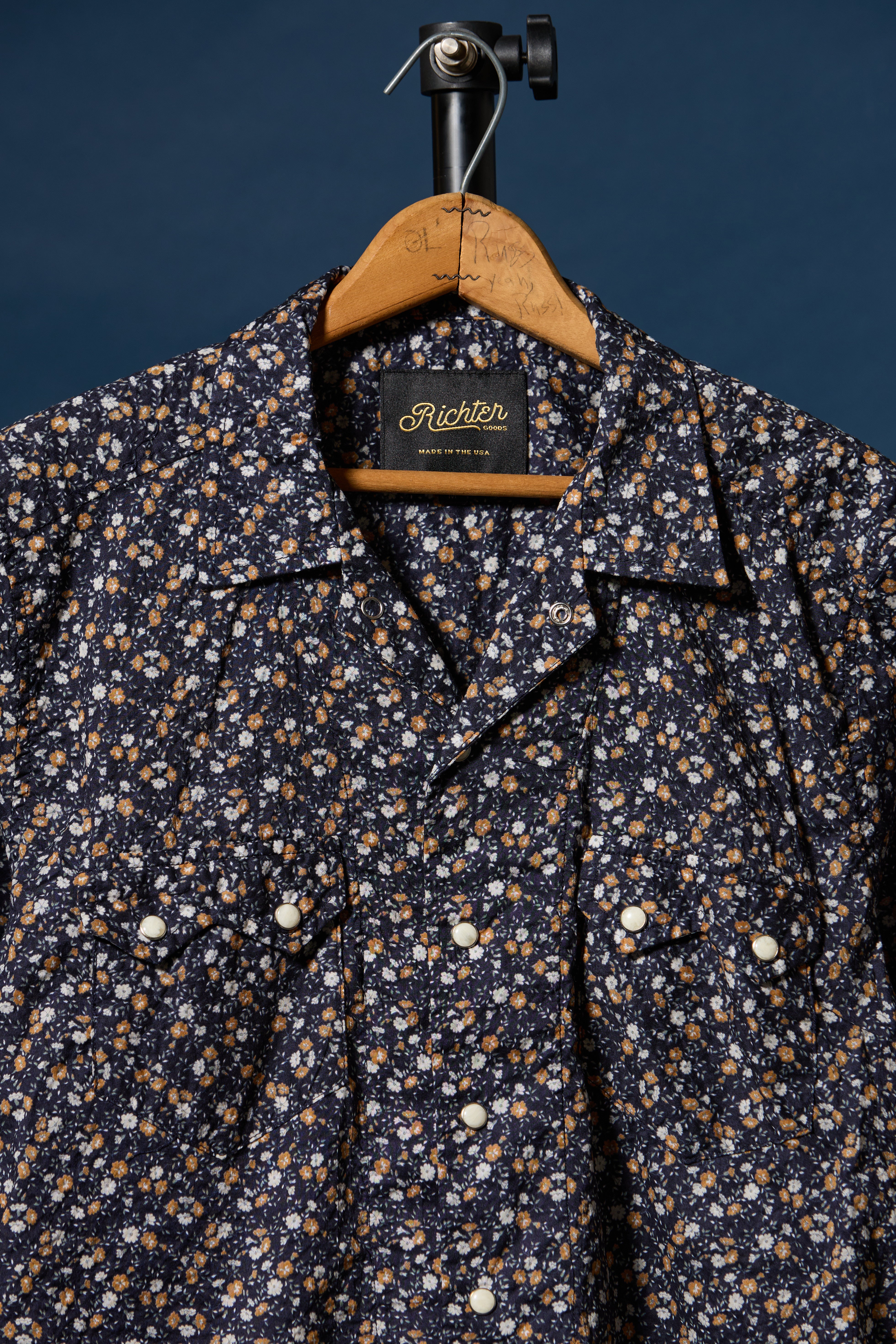 Salado Seersucker in Floral