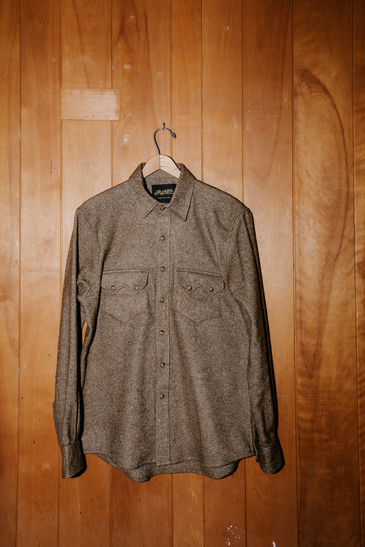 Sabertooth Flannel Overshirt in Walnut Richter Goods | Made by us in the U.S.