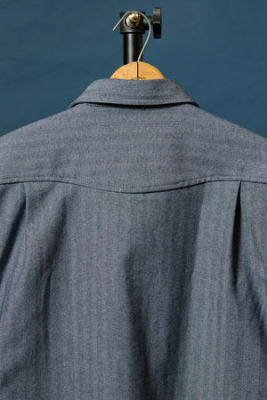 Sunset Route in Herringbone Denim Back