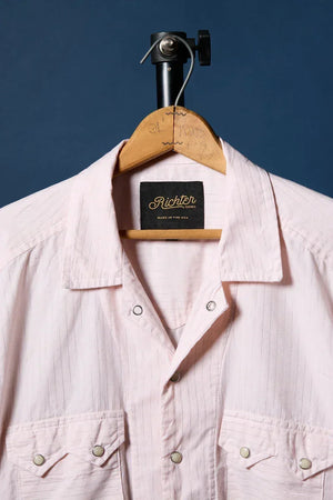 Western Lurex in Pink Pearl Snap