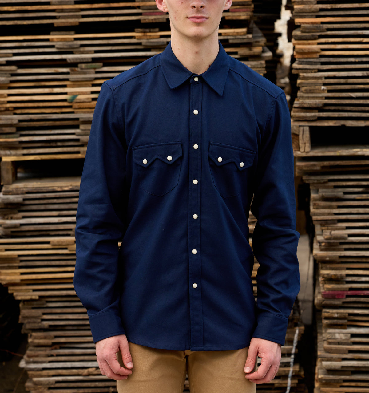 Duck Canvas Weekday Western in Sawtooth Navy Blue