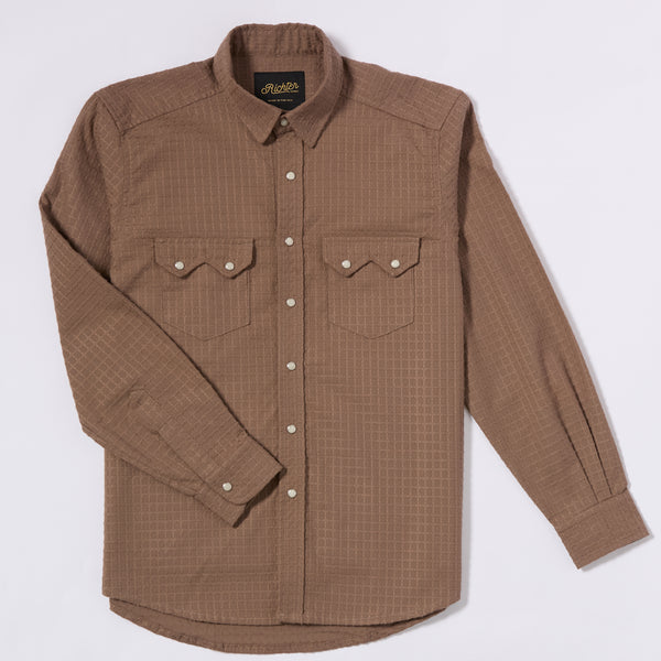 Waffle Western in Dark Khaki