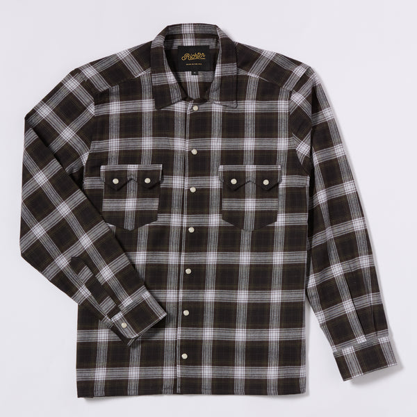 Bishop Open Collar Flannel