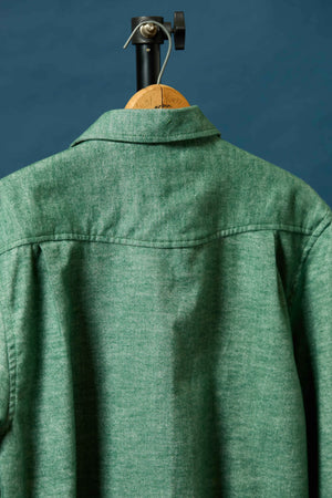 Alpine Super Soft Western Flannel in Green Back