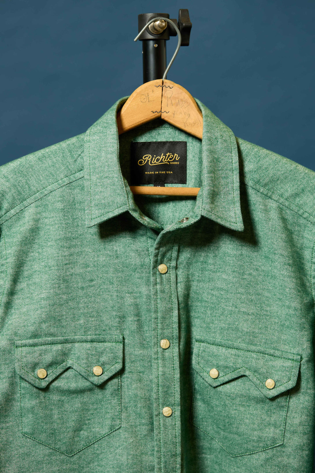 Alpine Super Soft Western Flannel in Green