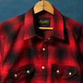 Alpine Super Soft Western Flannel in Red & Black Plaid