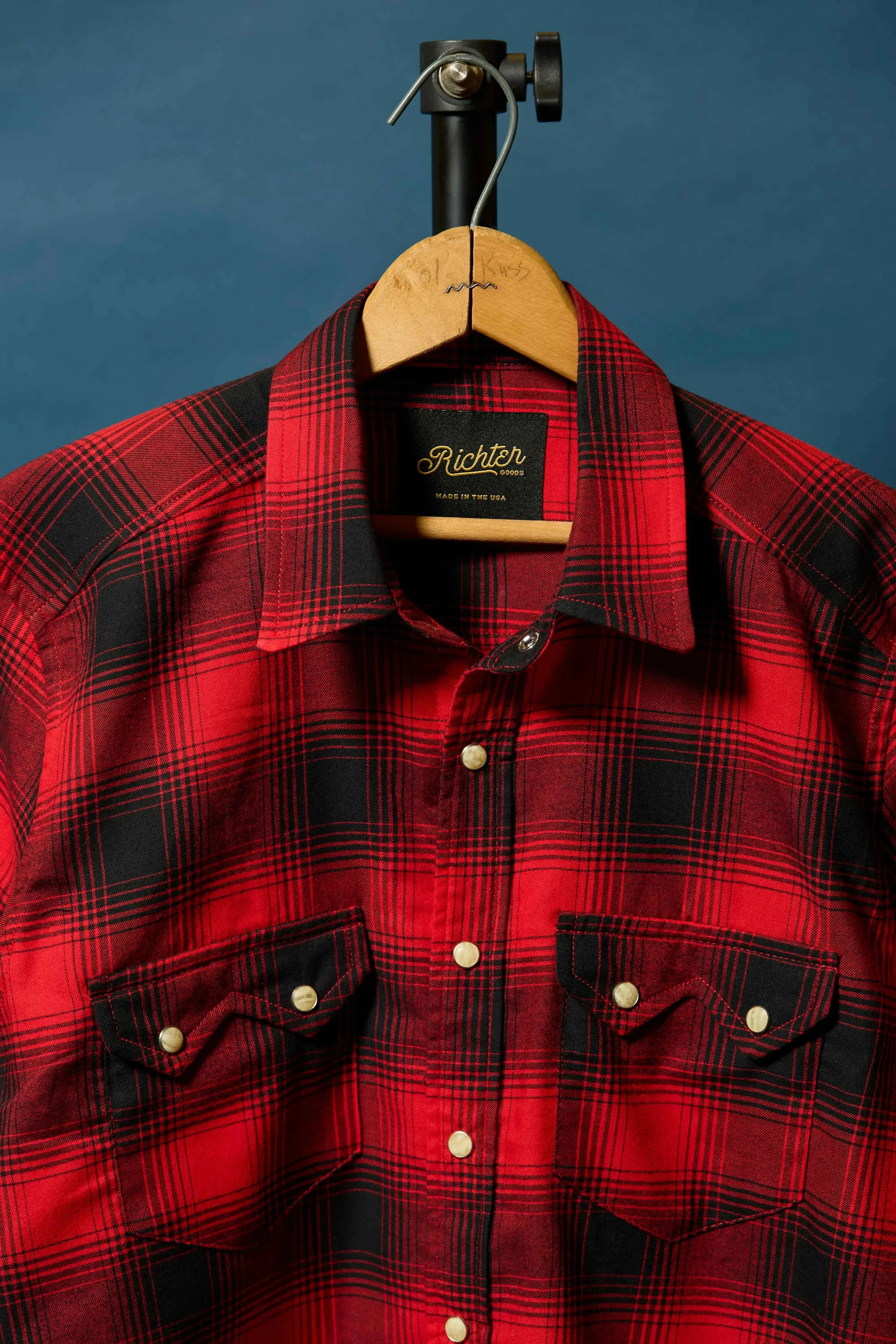 Alpine Super Soft Western Flannel in Red & Black Plaid