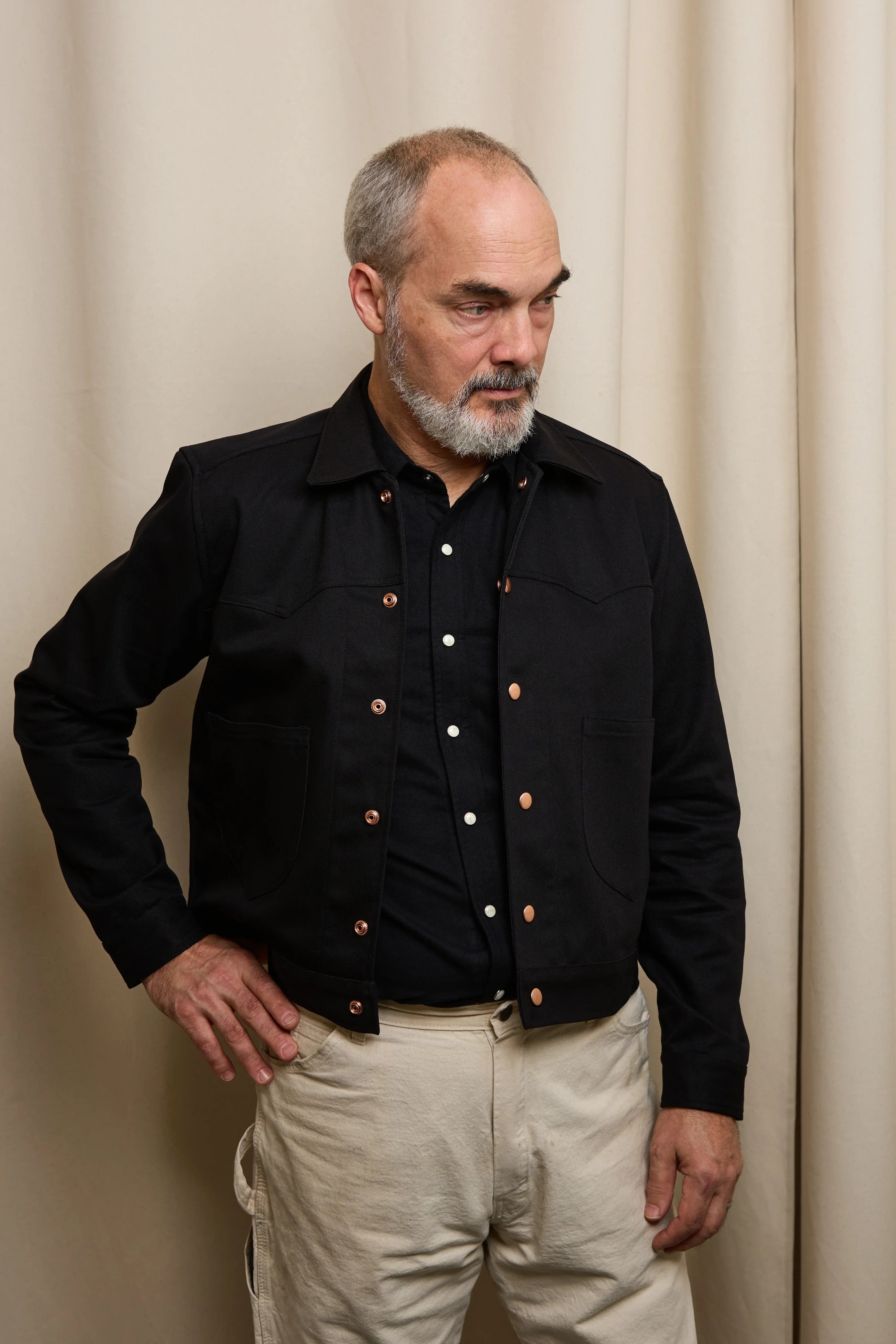 Terlingua Trucker Jacket in Black