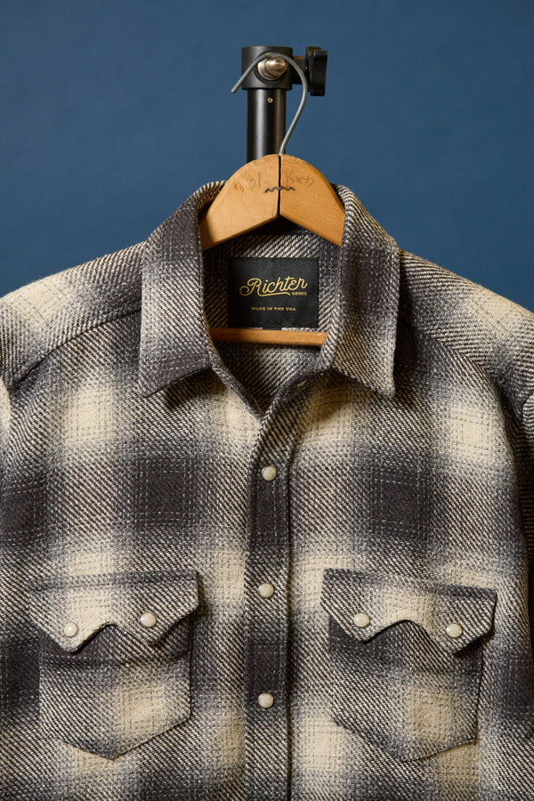 Classic Western Woven Flannel Front