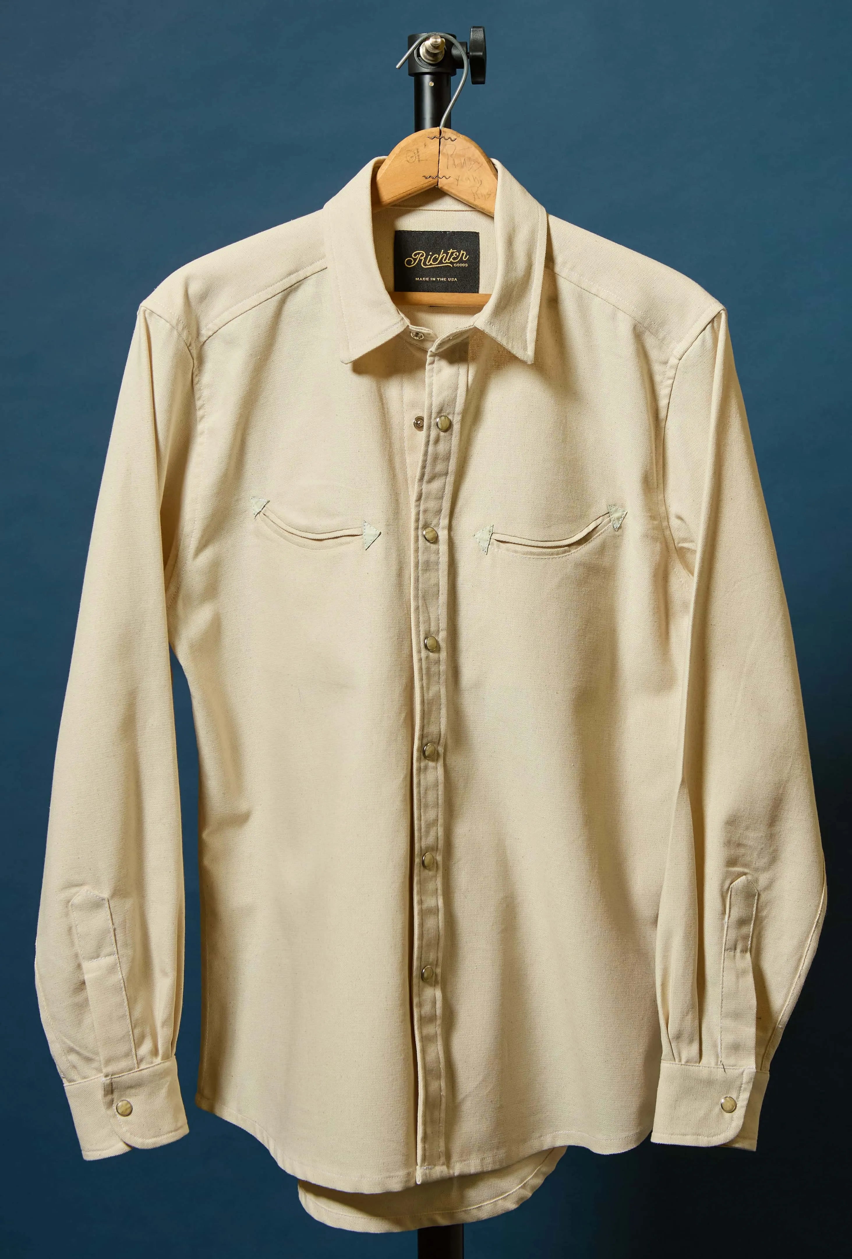 Chalk Duck Canvas Western Shirt | Smiley Pockets