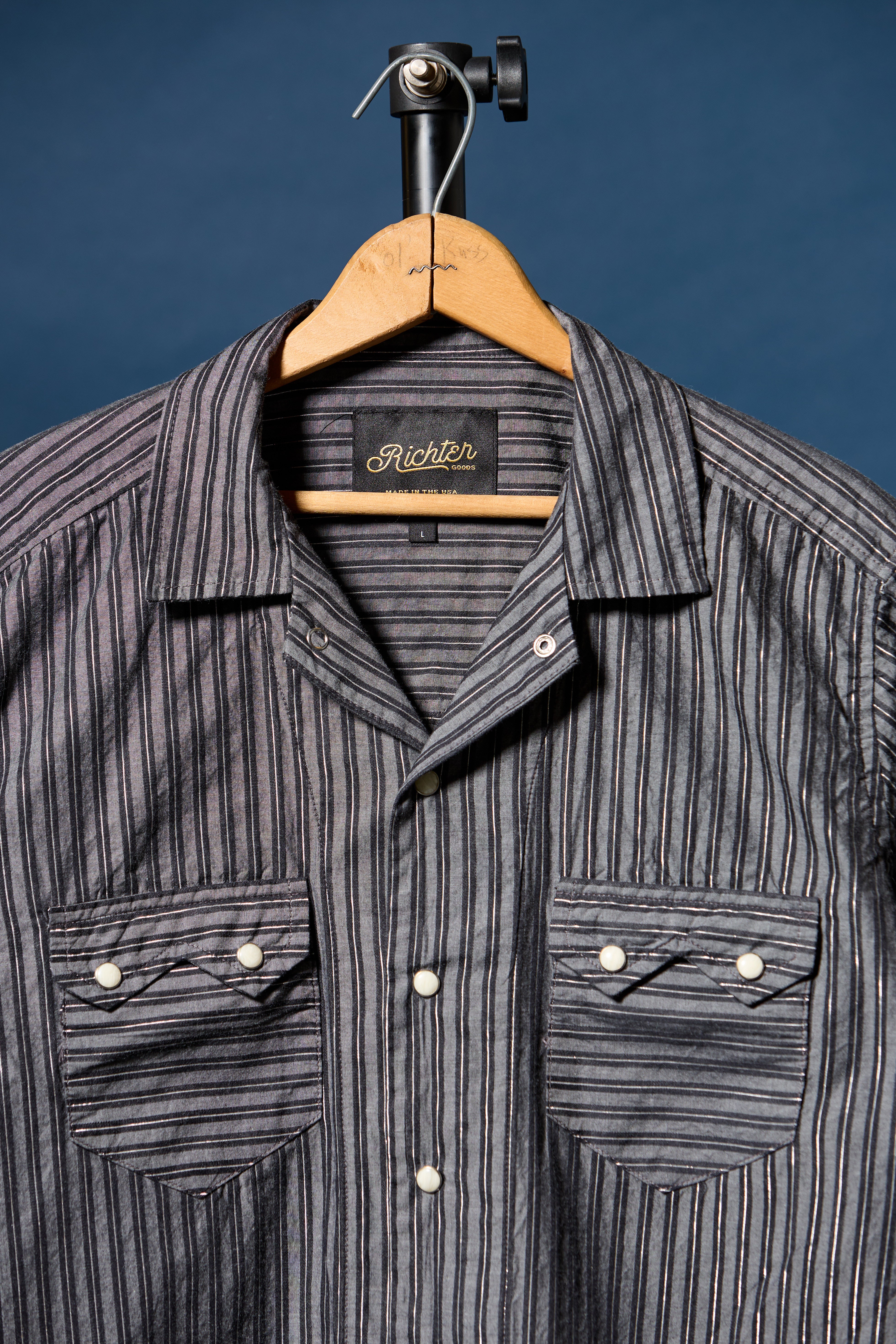Western Lurex in Marfa Lights Stripes