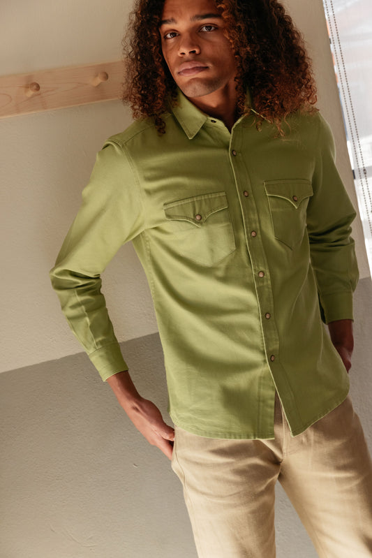 Duck Canvas Weekday Western in Cyber Lime Richter Goods | Made by us in the U.S.
