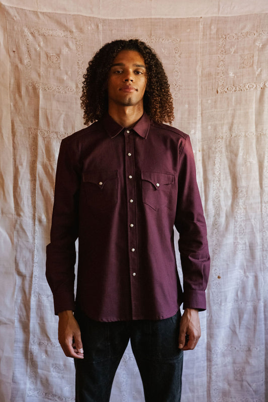 Duck Canvas Weekday Western in Maroon Richter Goods | Made by us in the U.S.
