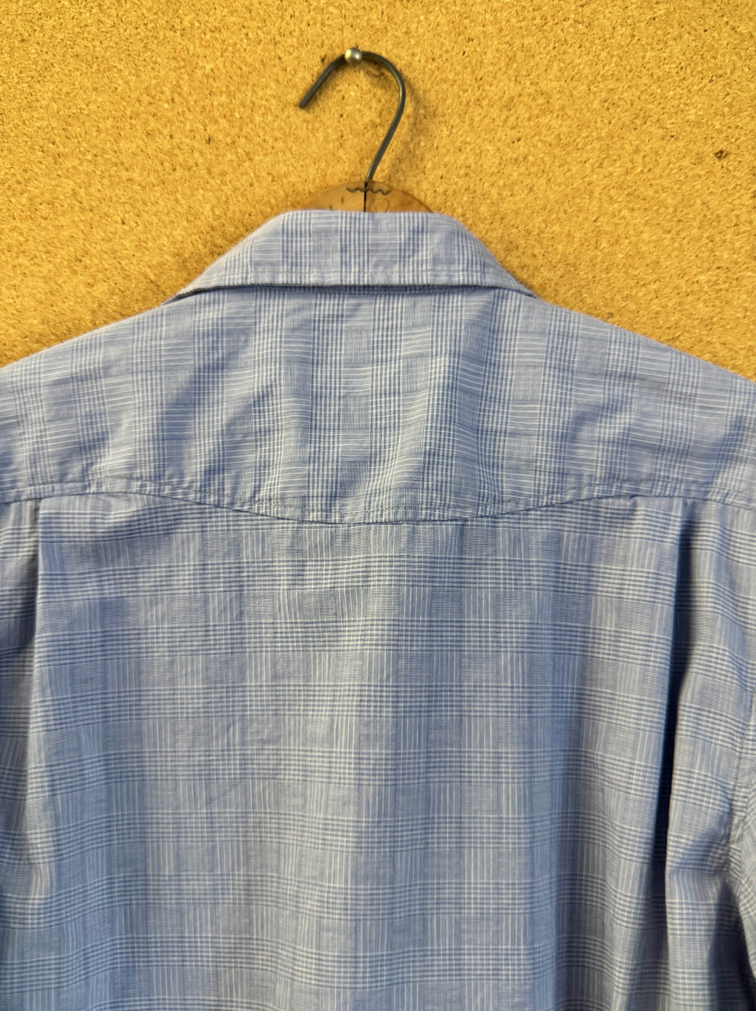 Gambler Western in Blue Lurex Check Back