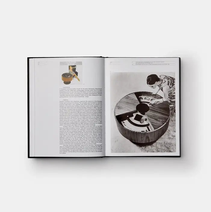 Open book with black and white pages on a white background