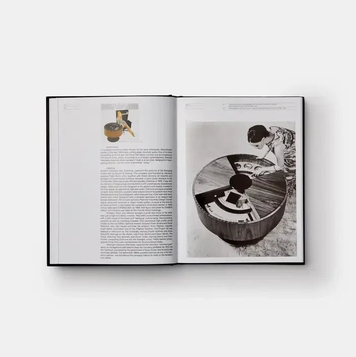Open book with black and white pages on a white background