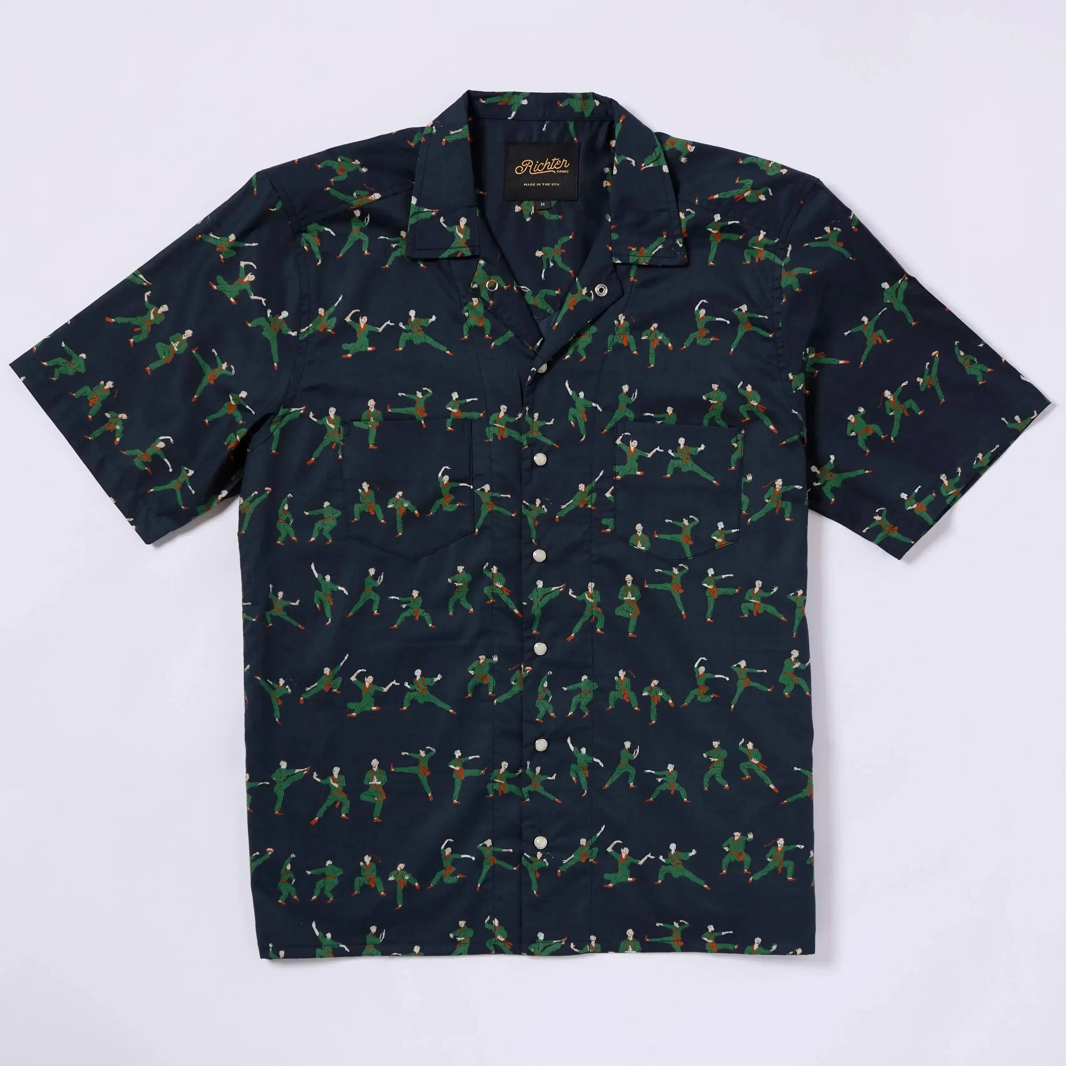 Karate Chop Cotton Broadcloth Front