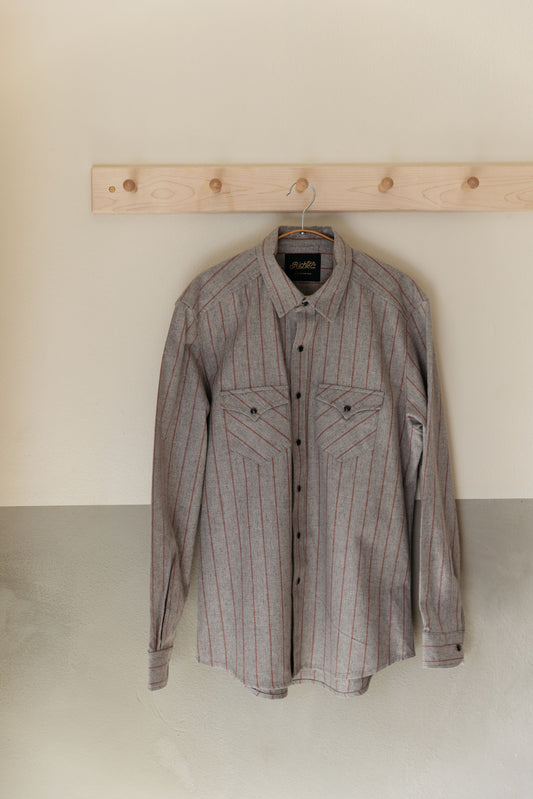 Metalsmith Heritage Flannel in Alamo Stripe Richter Goods | Made by us in the U.S.