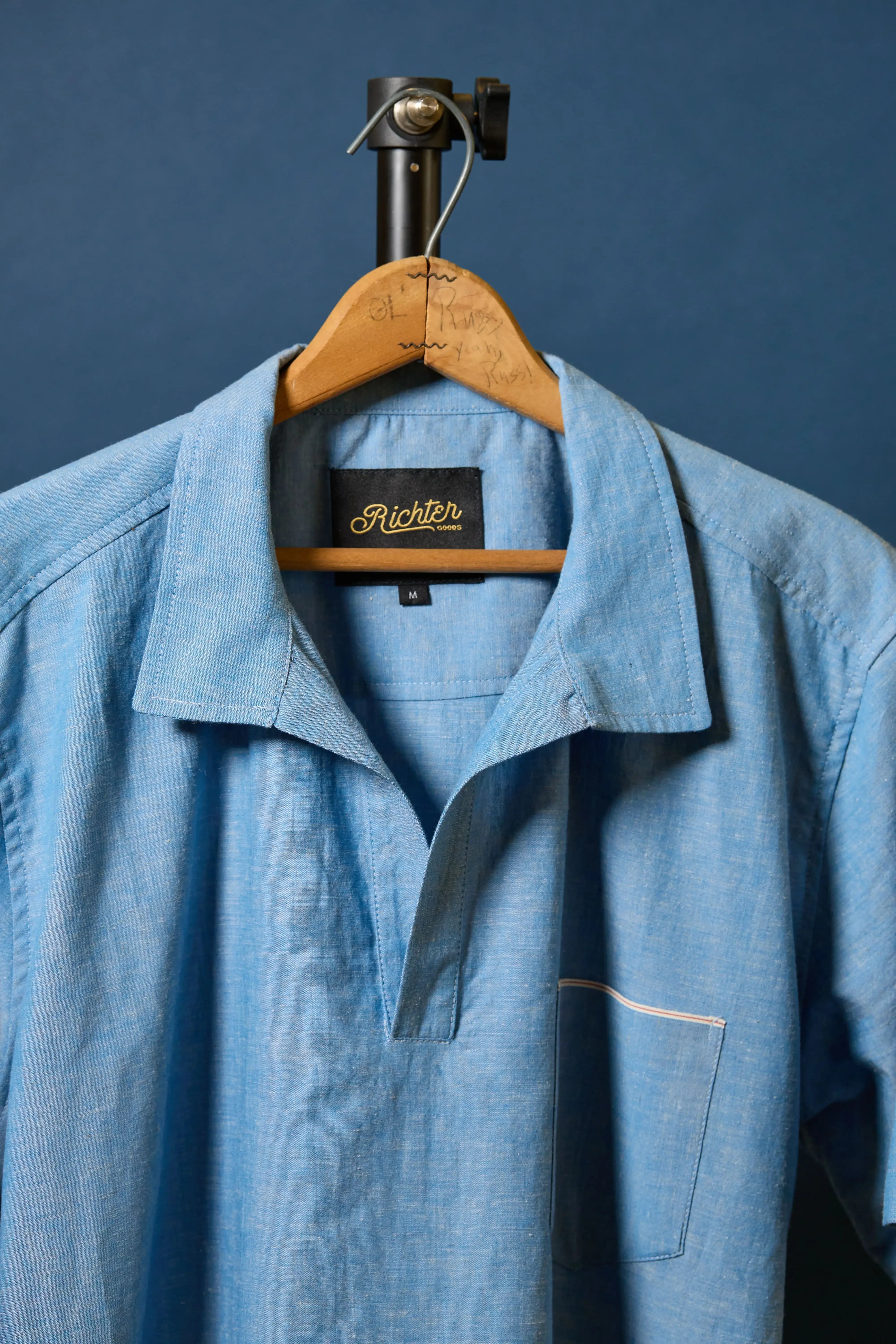 Miles Popover in Selvedge Chambray – Richter Goods