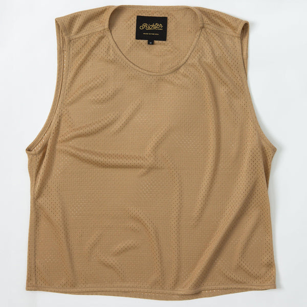 Mesh Tank in Gold - Richter Goods