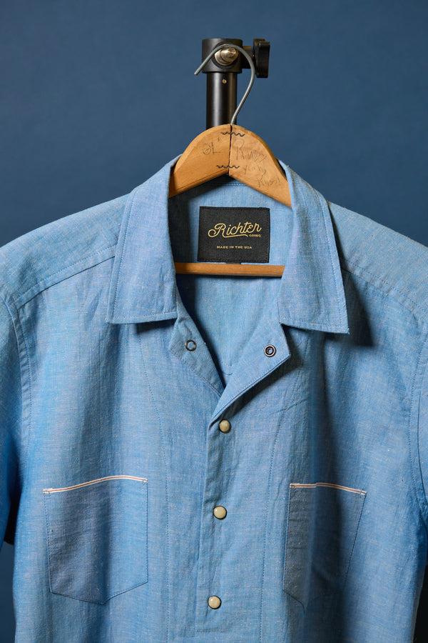 Chambray Sandy in Blue