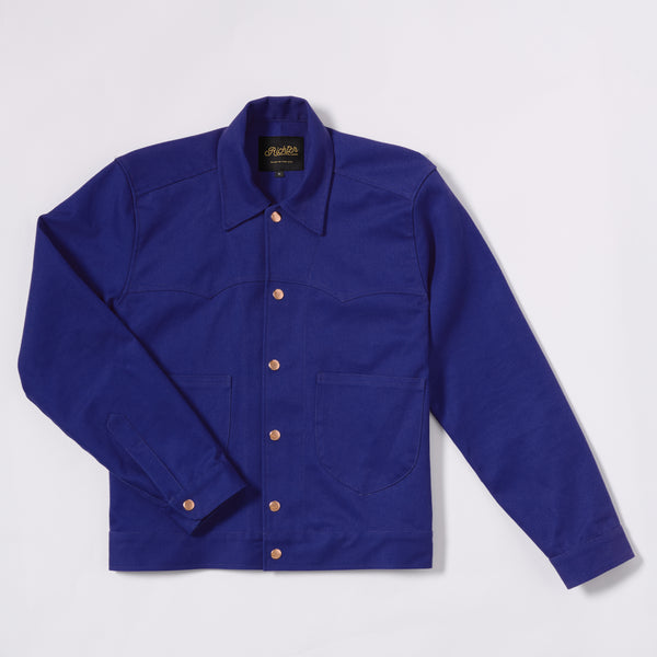 Terlingua Trucker Jacket in Electric Blue