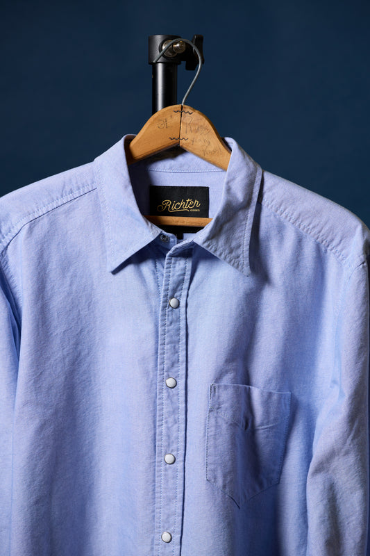 Frances Blue Western Oxford