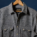 Laredo Speckled Wool in Fossil Gray