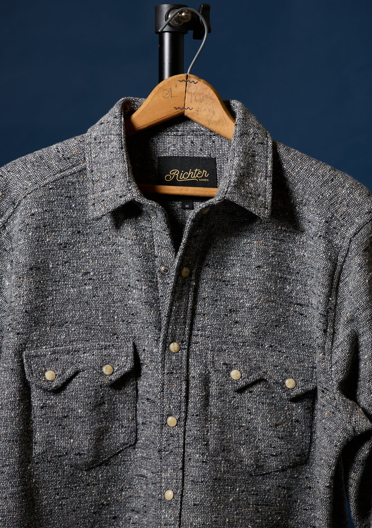 Laredo Speckled Wool in Fossil Gray