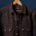 Laredo Speckled Wool in Cherry Brown