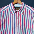 Frances Slim Stripe Western Oxford