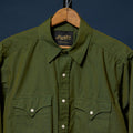 Maverick Pearl Snap in Evergreen
