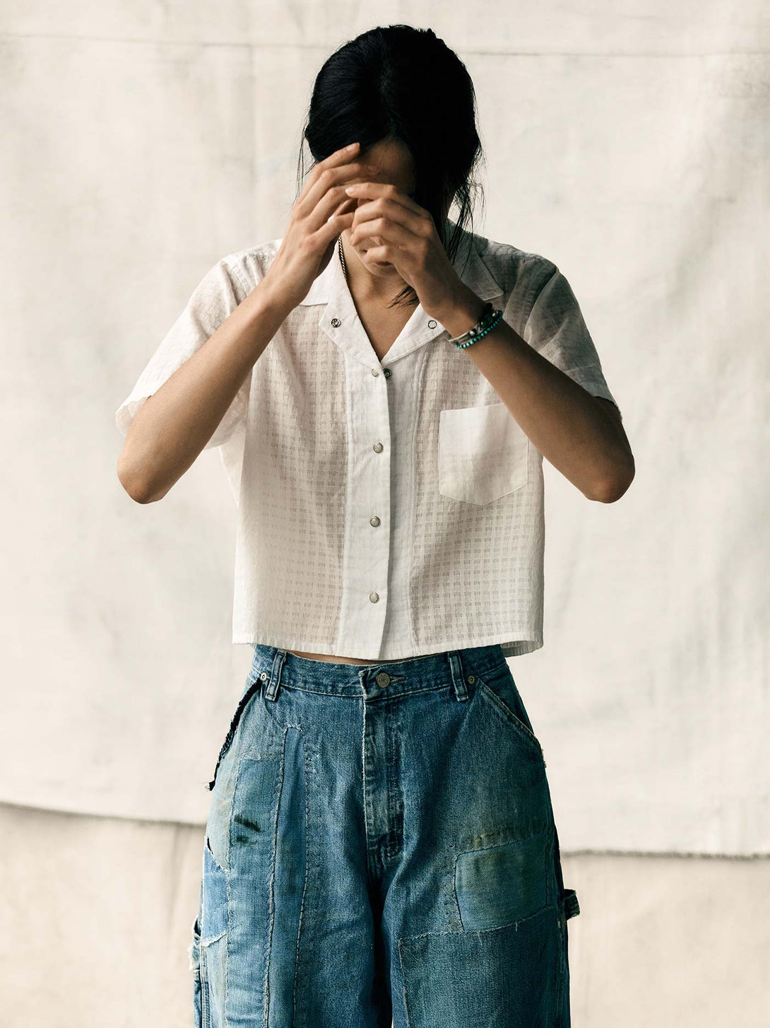 Richter  Goods + Immogene Willie Dobby White Shirt Women 06