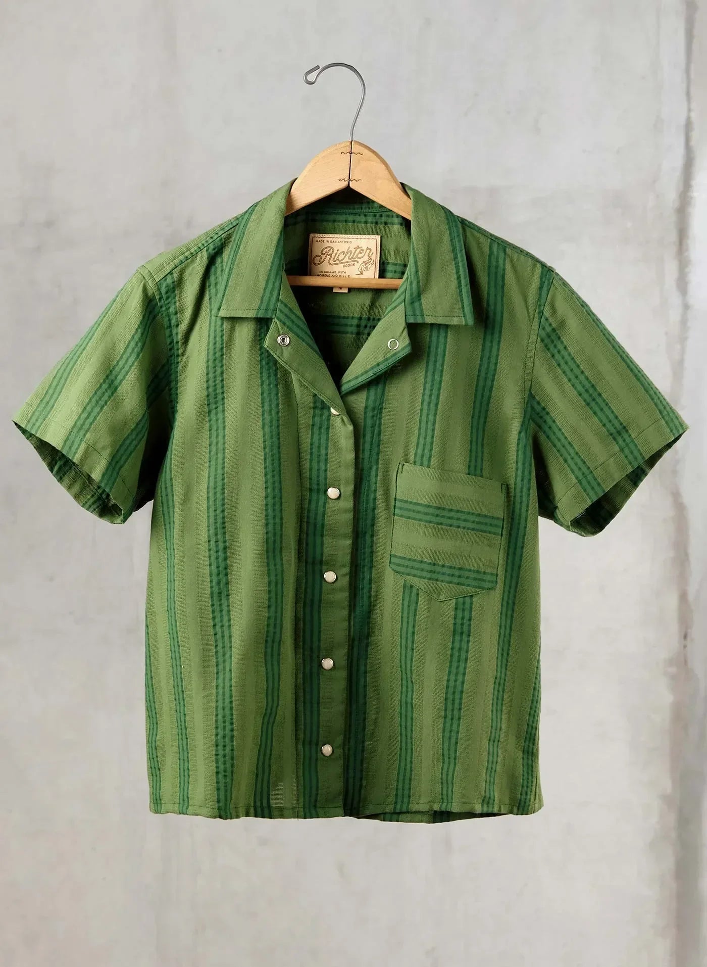 i+w x richter goods jacquard stripe pearl snap – Richter Goods