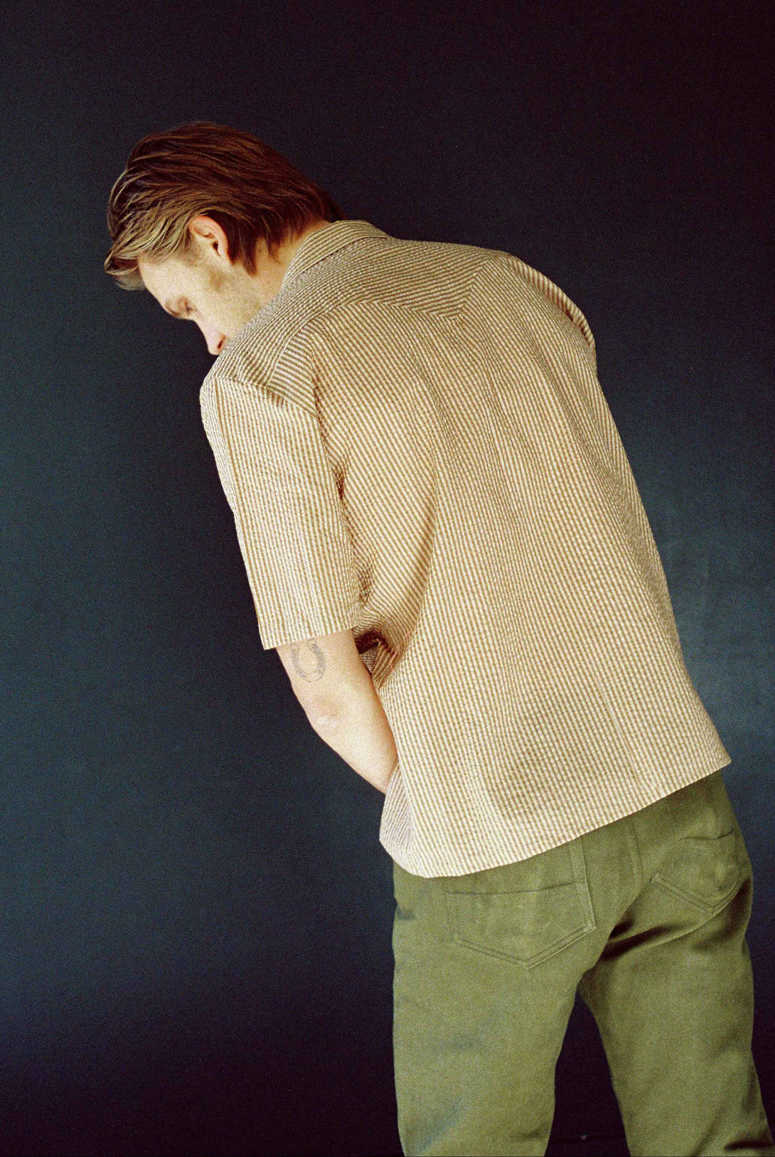 Salado Seersucker in Mockingbird Stripe 3
