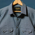 Sunset Route in Herringbone Denim