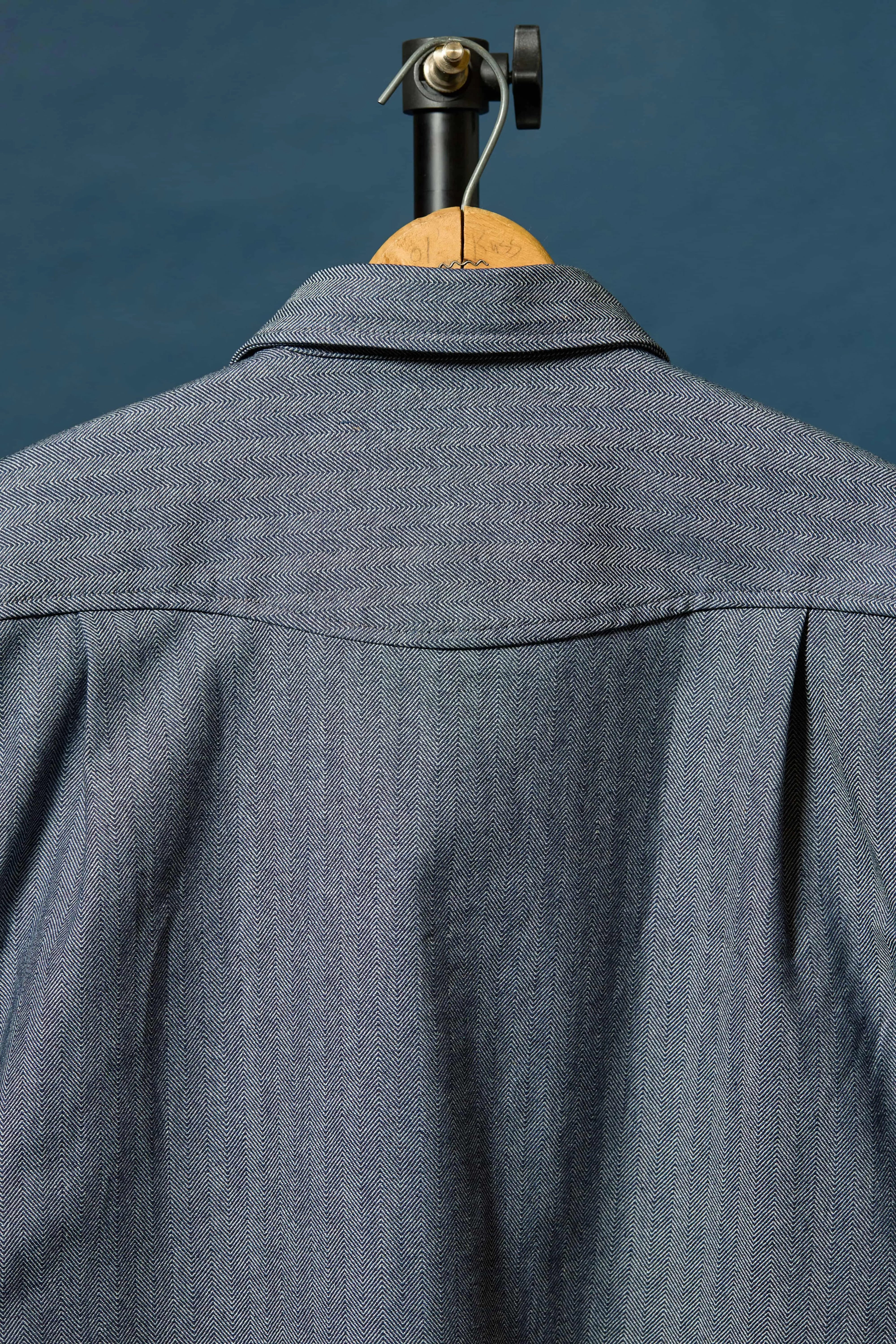 Sunset Route in Herringbone Denim Back