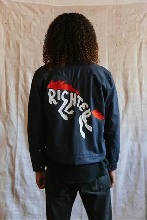 Terlingua Trucker Jacket With Chainstitched Bucking Bronco Richter Goods | Made by us in the U.S.