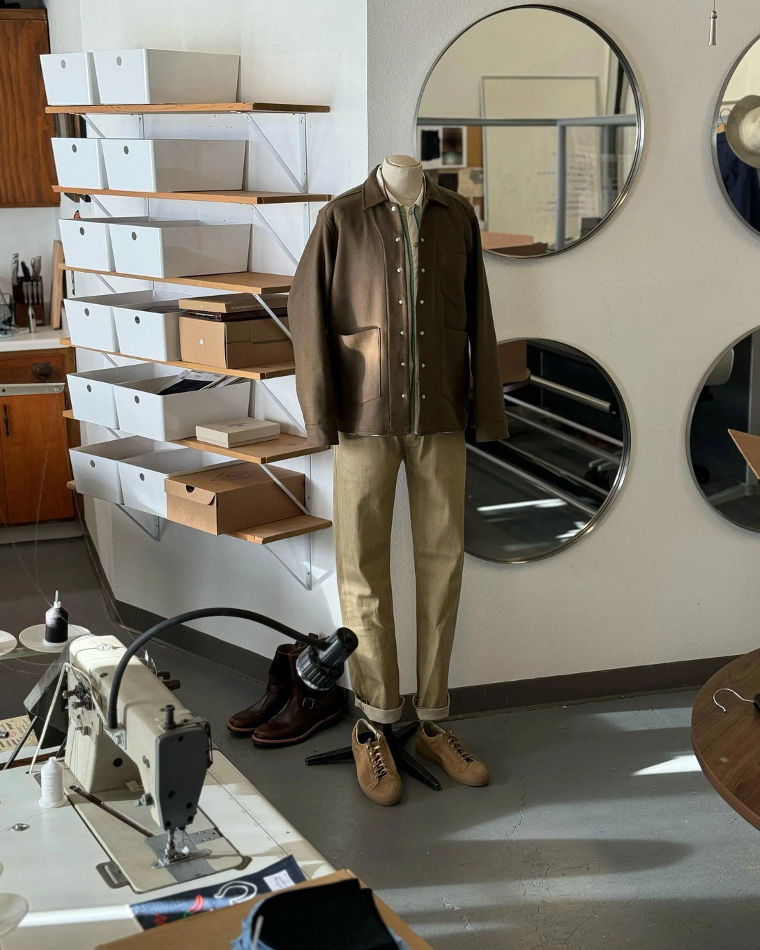 Western Chore Coat in Camel On Dummy