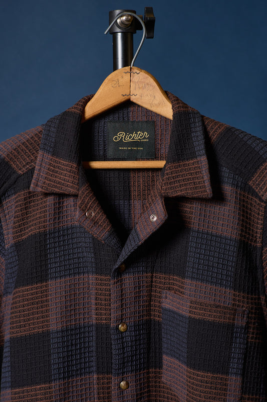 Western Chore Coat in Jacquard Buffalo Check