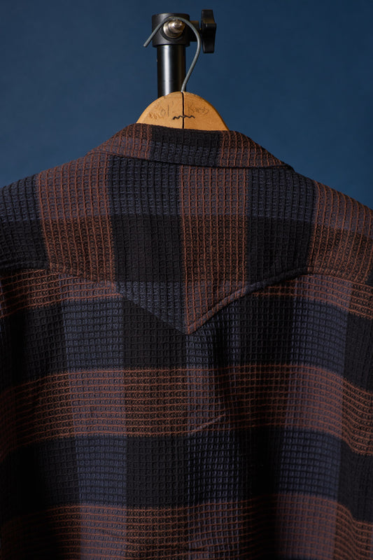 Western Chore Coat in Jacquard Buffalo Check Back

