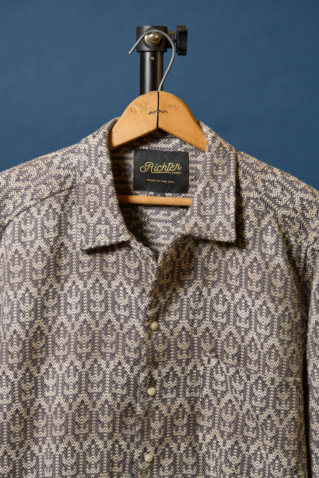 Western Chore Coat in Saguaro Jacquard Front
