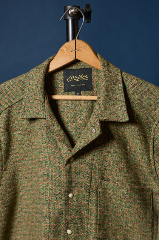 Western Chore Coat in Speckled Flannel