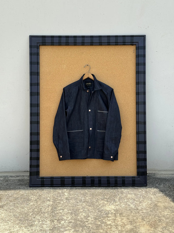 Western Chore Coat in White Oak Mills Cone Denim 