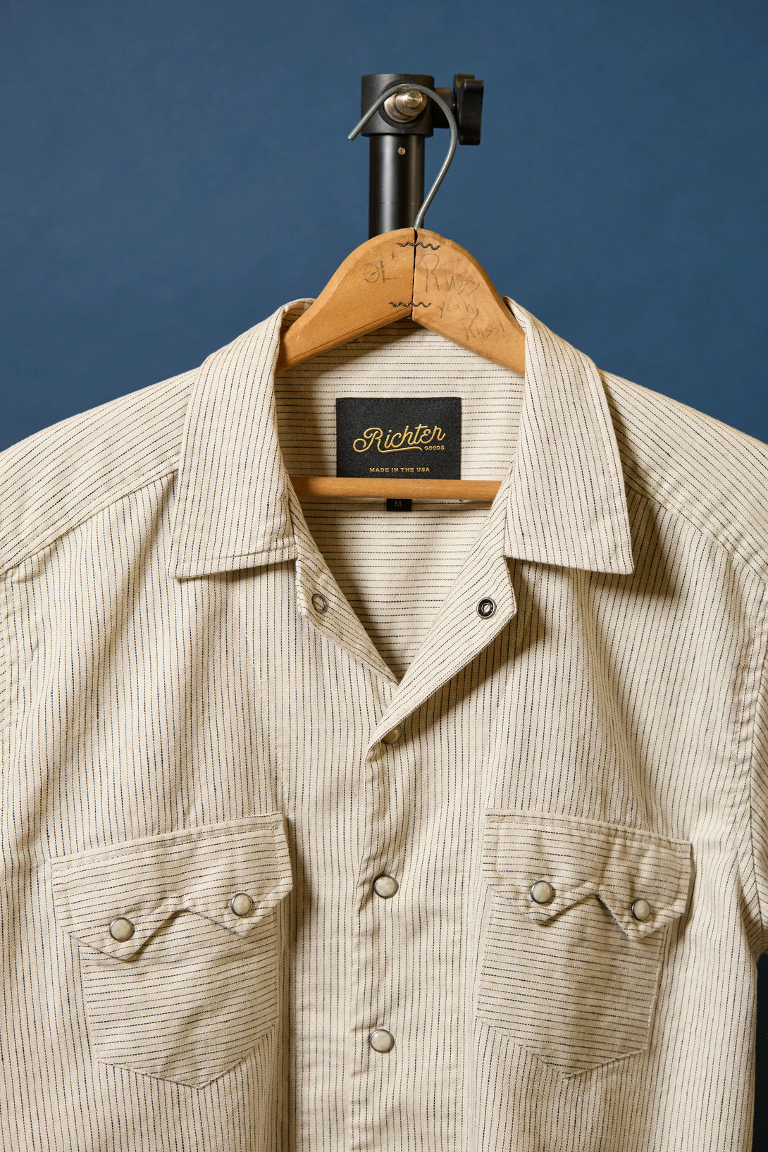 Western Linen in Pinstripe Front