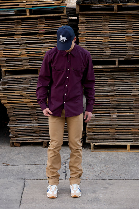 Maroon Duck Canvas Weekend Western